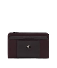 PIQUADRO LYRA Cartera de cuero borgo&ntilde;a 2 - Carteras Mujer - 1