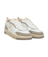 NAPAPIJRI S5DUST01 Zapatillas de cuero blanco/beige - Zapatos Hombre - 1