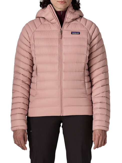 PATAGONIA DOWN Edred&oacute;n relleno de plumas color topo de la salida de la luna - Chaquetas de plumas de mujer