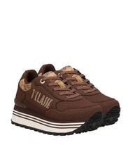 ALVIERO MARTINI PRIMA CLASSE GEO Zapatillas de ca&ntilde;a alta marr&oacute;n oscuro/beige geom&eacute;trico - Zapatos Mujer - 1