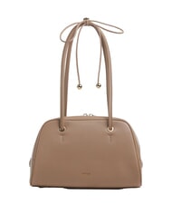 FURLA POPPY Bolso de hombro de piel caramelo - Bolsos Mujer - 1