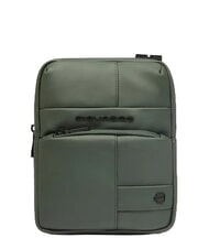 PIQUADRO WOLLEM Bolsa de tela engomada VERDE - Bandoleras Hombre - 1