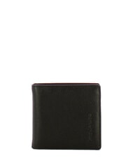 PIQUADRO X1 Cartera de cuero martillado negro - Carteras Hombre - 1