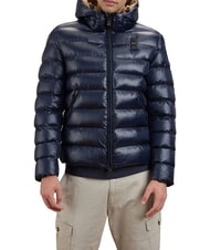 BLAUER ADAMS Chaqueta corta, relleno de guata tabaco azul - Chaquetas de plumas para hombre - 1