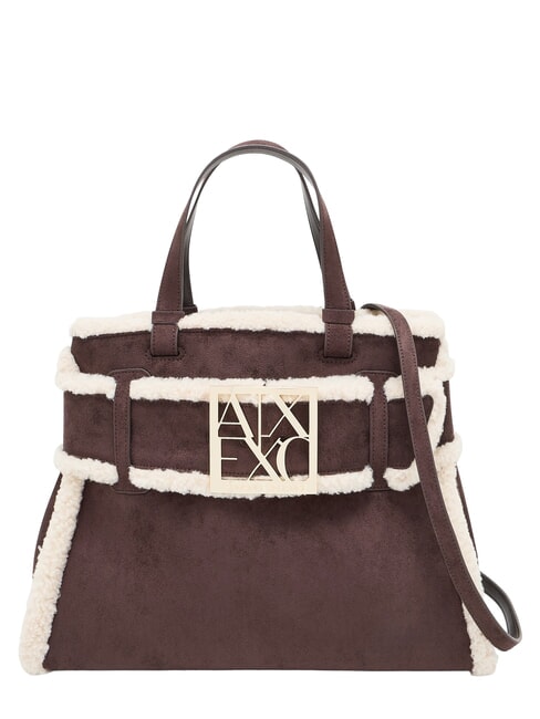 ARMANI EXCHANGE SUSY SOFT Bolsa de compras con correa para el hombro antagonista/guion - Bolsos Mujer
