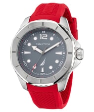 NAUTICA KOH MAY BAY Reloj de cuarzo gris y rojo - Relojes - 1