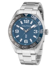NAUTICA N83 FINN WORLD Reloj que solo muestra la hora azul y plata - Relojes - 1