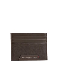 TOMMY HILFIGER TH CORP Tarjetero de cuero Marr&oacute;n - Carteras Hombre - 1