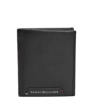 TOMMY HILFIGER TH CORP Cartera vertical de cuero negro - Carteras Hombre - 1