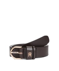 TOMMY HILFIGER ESSENTIAL EFFORTLESS Cintur&oacute;n de piel fabricado en Italia. - Cinturones