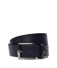 TOMMY HILFIGER DENTON Cintur&oacute;n de cuero espacio azul - Cinturones - 1