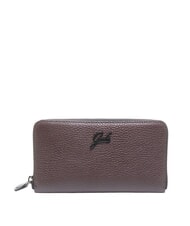 GABS GMONEY17 Cartera grande de cuero con cremallera moca - Carteras Mujer - 1