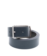 ARMANI EXCHANGE ESSENTIAL Cintur&oacute;n de cuero reversible azul marino oscuro/halc&oacute;n - Cinturones - 1