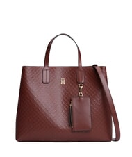TOMMY HILFIGER TH ICON Bolso de mano con correa para el hombro. sangre de buey - Bolsos Mujer - 1