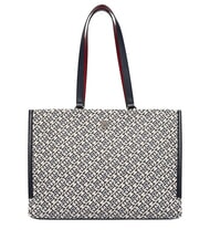 TOMMY HILFIGER TH JACQUARD Bolso de hombro espacio azul - Bolsos Mujer - 1