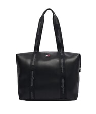 TOMMY HILFIGER TJW DAILY ELEVATED Bolso de hombro tipo tote negro - Bolsos Mujer - 1
