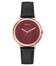 FURLA EASY SHAPE Reloj de moda negro/rojo - Relojes - 1