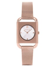FURLA ARCO SQUARE Reloj de moda blanco y rosa - Relojes - 1