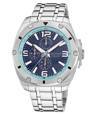 NAUTICA TIN CAN BAY Reloj multifunci&oacute;n azul y plata - Relojes - 1