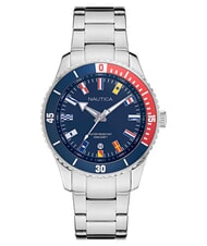 NAUTICA PACIFIC BEACH Reloj deportivo azul y plata - Relojes - 1