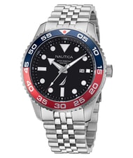 NAUTICA PACIFIC BEACH Reloj deportivo azul y plata - Relojes - 1