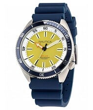 NAUTICA NAW VINTAGE Reloj de moda amarillo y azul - Relojes - 1