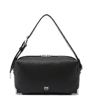 PINKO TRITTICO Bolso de hombro limusina negra-n&iacute;quel brillante - Bolsos Mujer - 1
