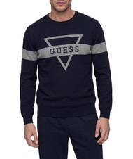 GUESS MARK LOGO JACQUARD Camiseta con logo triangular - Su&eacute;teres de los hombres