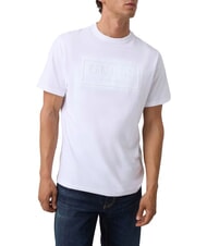 GUESS BOX LOGO EMBOSSED Camiseta con logo bordado - camiseta