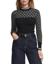 GUESS MOCK NECK AUBREY 4G Su&eacute;ter ajustado - Su&eacute;teres de mujer
