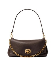 MICHAEL KORS BRYANT Bolso de hombro de piel chocolate - Bolsos Mujer - 1