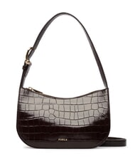FURLA SARA Bolso de hombro tonos chocolate - Bolsos Mujer - 1