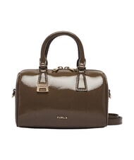 FURLA OLIVIA Bolso de piel con correa para el hombro gris lodoso - Bolsos Mujer - 1