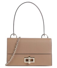 FURLA AMELIA Bolso de hombro de piel con correa para el hombro. caramelo - Bolsos Mujer - 1
