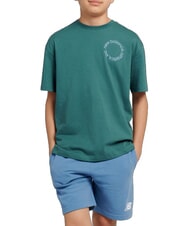 NEW BALANCE CIRCULAR LOGO Camiseta infantil de algod&oacute;n. - Camiseta ni&ntilde;o