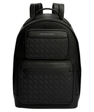 TOMMY HILFIGER TH MODERN Mochila con doble bolsillo frontal negro - Mochilas Escuela & Tiempo Libre - 1
