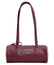 TOMMY HILFIGER TJW BOLD SCRIPT Bolso de hombro con doble asa. marr&oacute;n palo de rosa - Bolsos Mujer - 1