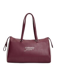 TOMMY HILFIGER TJW BOLD SCRIPT bolso de hombro marr&oacute;n palo de rosa - Bolsos Mujer - 1