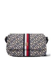 TOMMY HILFIGER TH JACQUARD Bolso de hombro espacio azul - Bolsos Mujer - 1