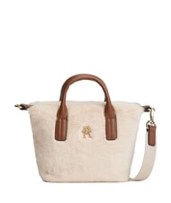 TOMMY HILFIGER POPETTE Bolso de mano con correa para el hombro. beige - Bolsos Mujer - 1