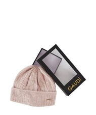 GAUD&Igrave; LISA Gorro de lana con pu&ntilde;o rosa viejo - Sombreros - 1