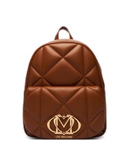 LOVE MOSCHINO EMBOSSED Mochila con bolsillo CUERO - Bolsos Mujer - 1