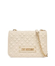 LOVE MOSCHINO QUILTED Bolso de hombro Marfil - Bolsos Mujer - 1