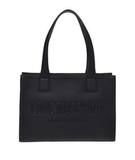LOVE MOSCHINO SIGNATURE LOVE Bolso de hombro negro - Bolsos Mujer - 1