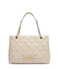 LOVE MOSCHINO QUILTED Bolso de hombro Marfil - Bolsos Mujer - 1