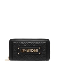 LOVE MOSCHINO QUILTED Cartera con cremallera negro - Carteras Mujer - 1