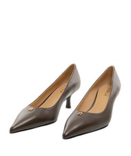 FURLA ATELIER  Escote de piel con tac&oacute;n de 5 cm. chocolate - Zapatos Mujer - 1