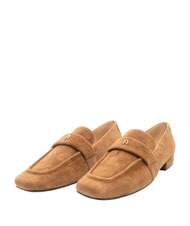 FURLA SIGNATURE  mocasines de piel de ante - Zapatos Mujer