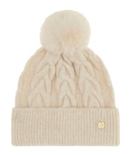 GUESS KNITTED Sombrero con pompones blanco - Sombreros - 1