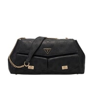 GUESS BLAKE Bolso de hombro logotipo negro - Bolsos Mujer - 1